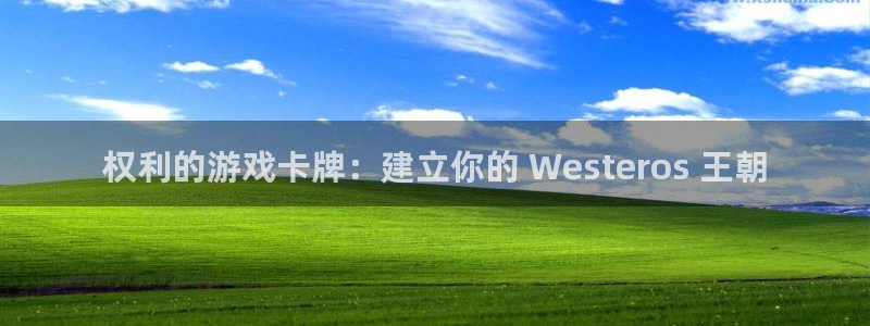 门徒娱乐平台登录地址在哪：权利的游戏卡牌：建立你的 Westeros 王朝